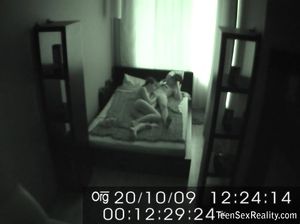 Активный секс парочки снимают скрытой камерой